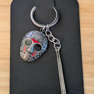 Friday the 13th Jason Voorhees Keychain Machete Horror Halloween Slasher New